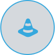 safety cone icon