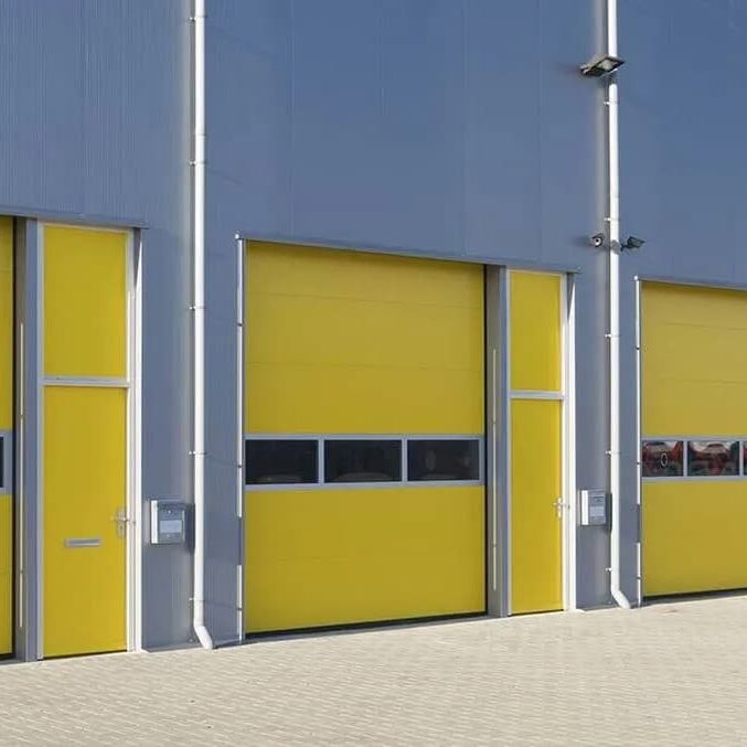 yellow entry doors